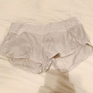 white lulu shorts